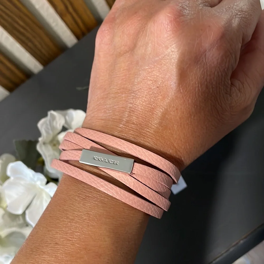 NWT COACH Multi-Strand Leather Bracelet - Picture 5 of 5